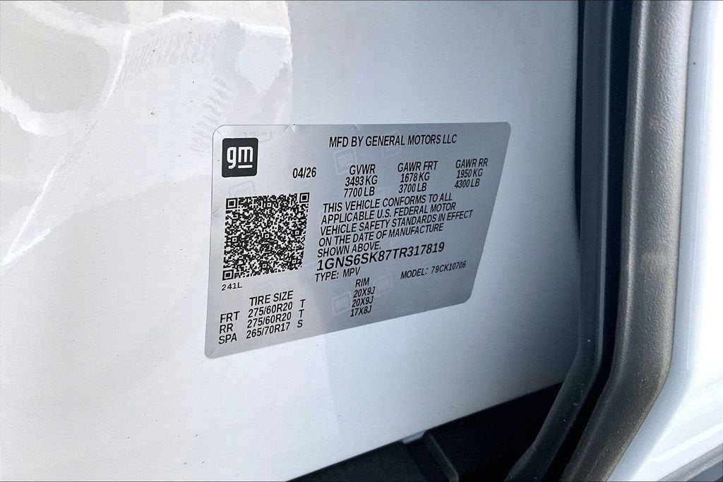 New 2026 Chevrolet Tahoe Premier w/ Sun And Tow Package AWD/4WD image 12
