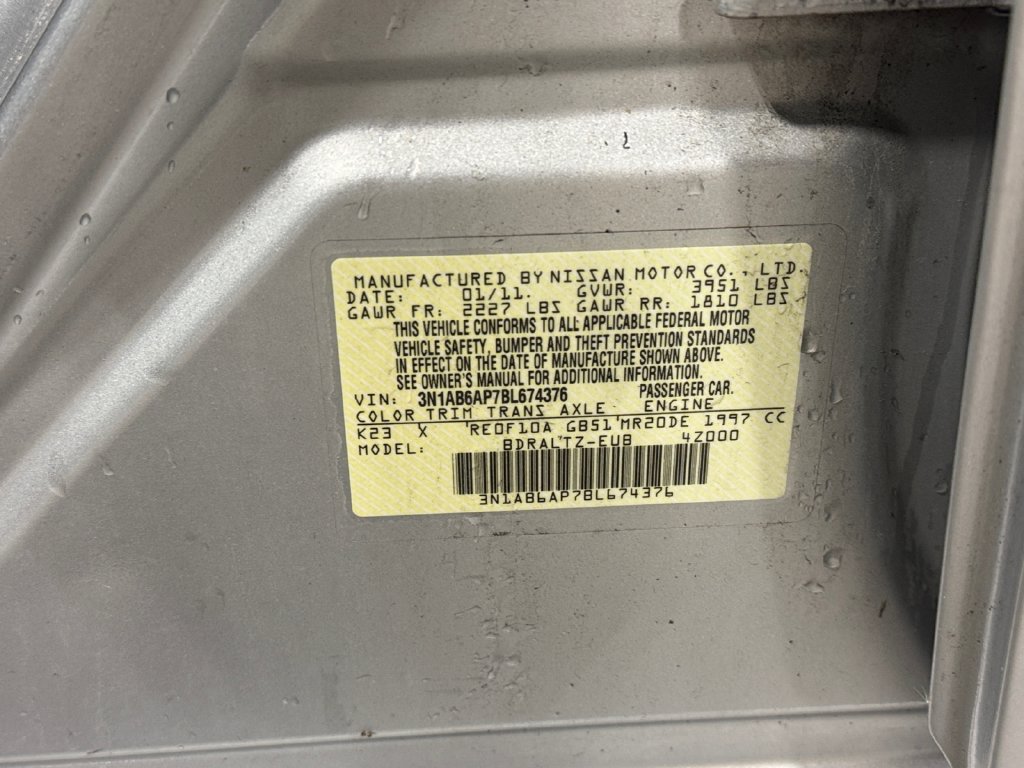 Used 2011 Nissan Sentra 2.0 SR FWD image 25