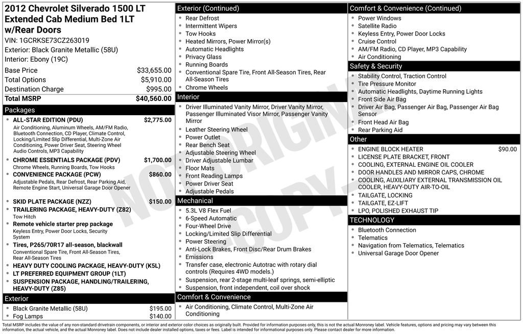 Used 2012 Chevrolet Silverado 1500 LT w/ All-Star Edition image 5