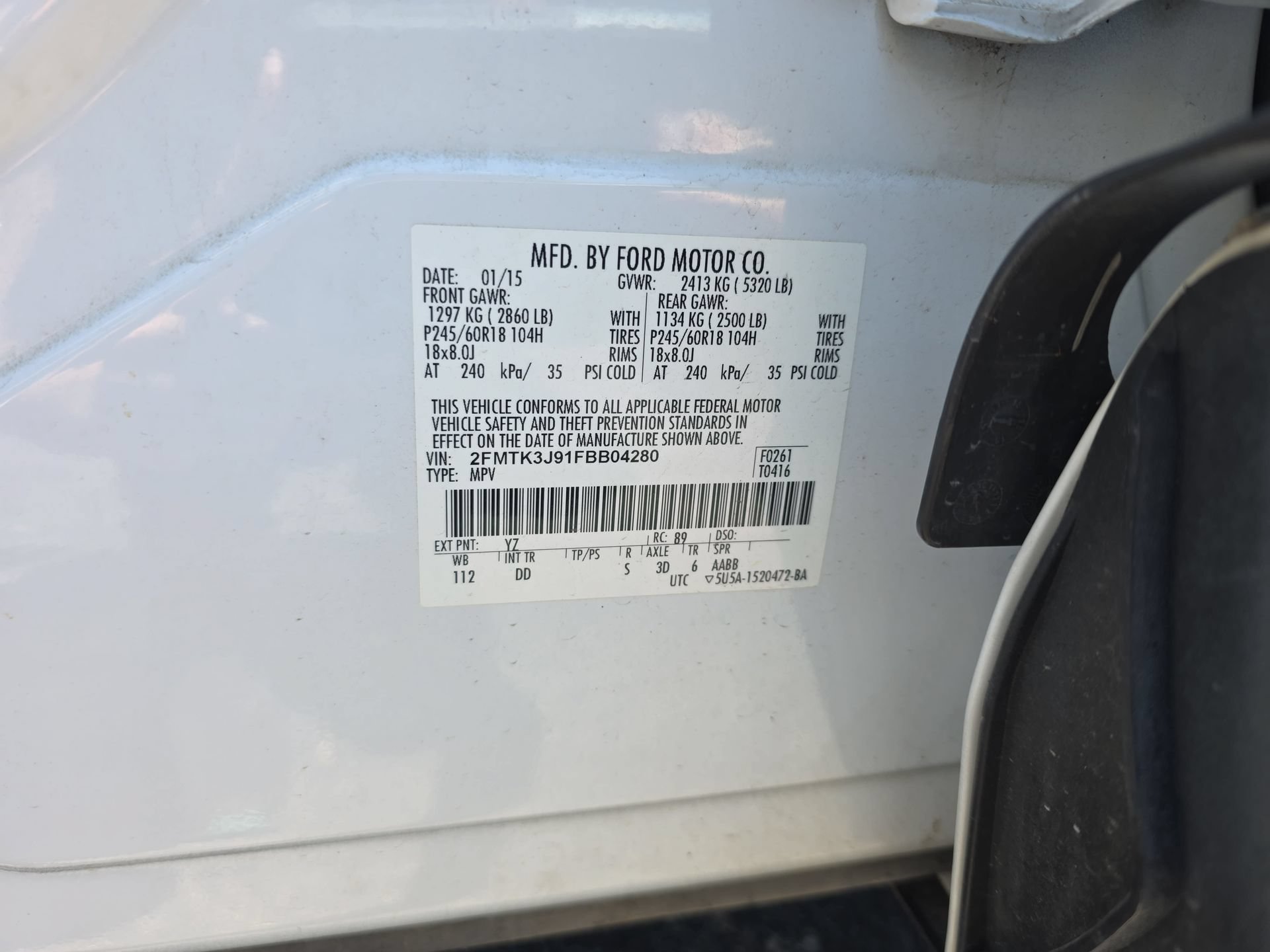 Used 2015 Ford Edge SEL FWD image 31