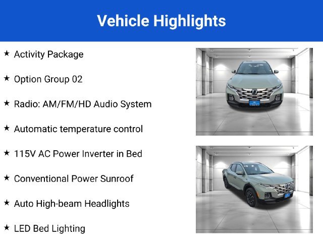 Used 2024 Hyundai Santa Cruz SEL w/ Activity Package AWD/4WD image 2