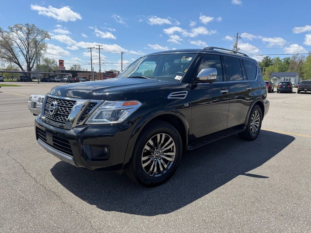 Used 2019 Nissan Armada Platinum w/ Captain's Chairs Package AWD/4WD image 2