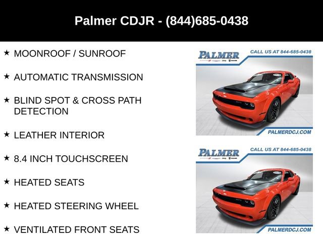Used 2019 Dodge Challenger SRT Hellcat w/ Widebody Package image 6