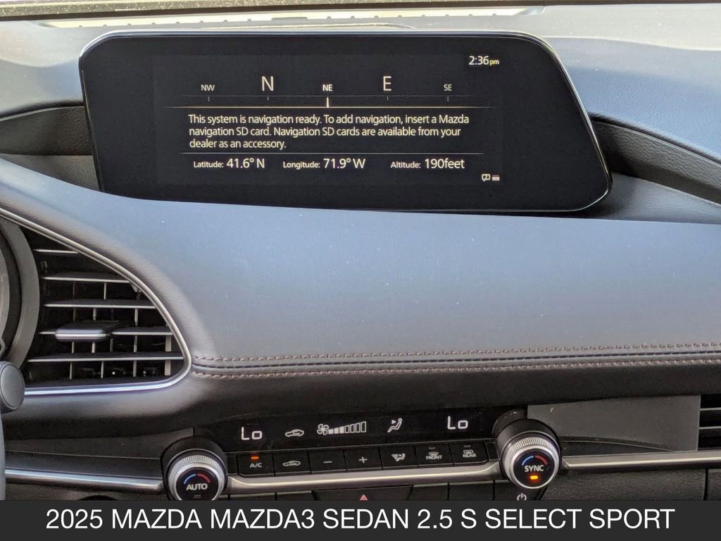 New 2025 MAZDA MAZDA3 s image 34