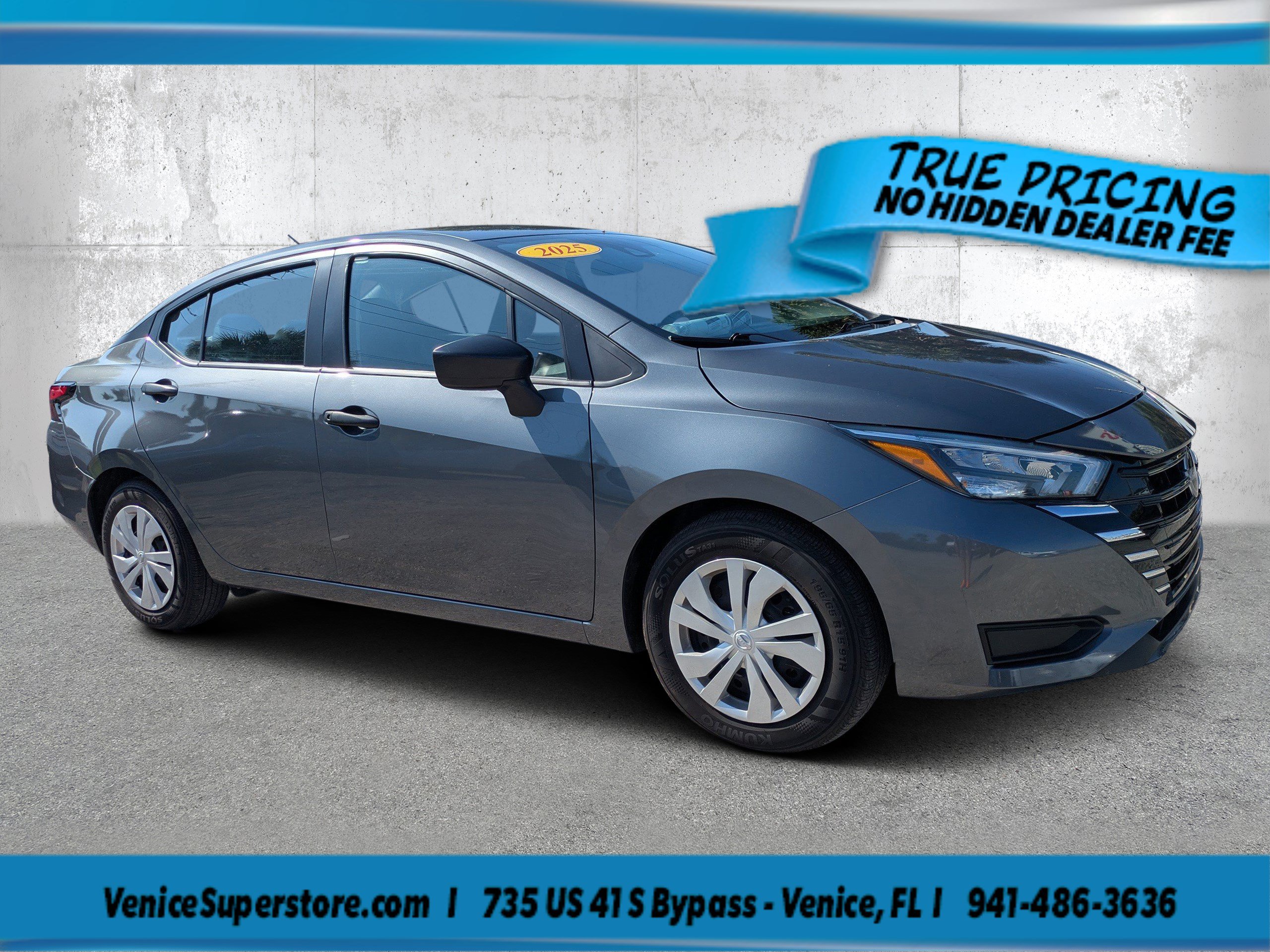 Used 2025 Nissan Versa S w/ Trunk Package FWD image 1