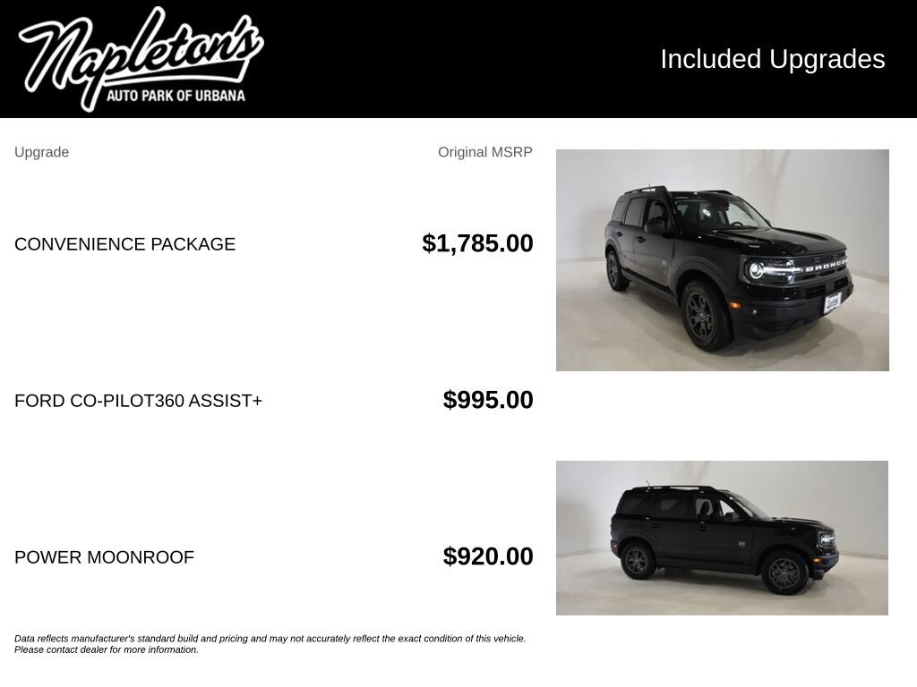 Used 2024 Ford Bronco Sport Big Bend w/ Convenience Package AWD/4WD image 27