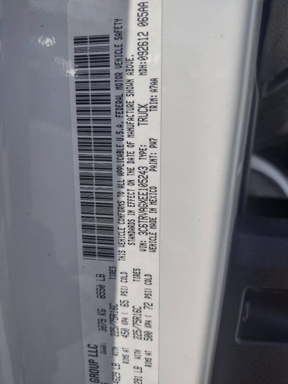 Used 2014 RAM ProMaster 1500 w/ Premium Appearance Group image 22