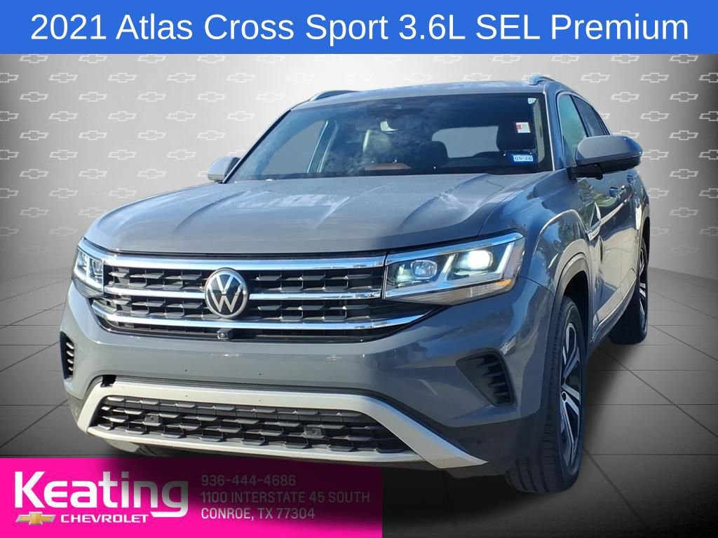 Used 2021 Volkswagen Atlas Cross Sport SEL Premium w/ Cross Sport MDO Package image 2