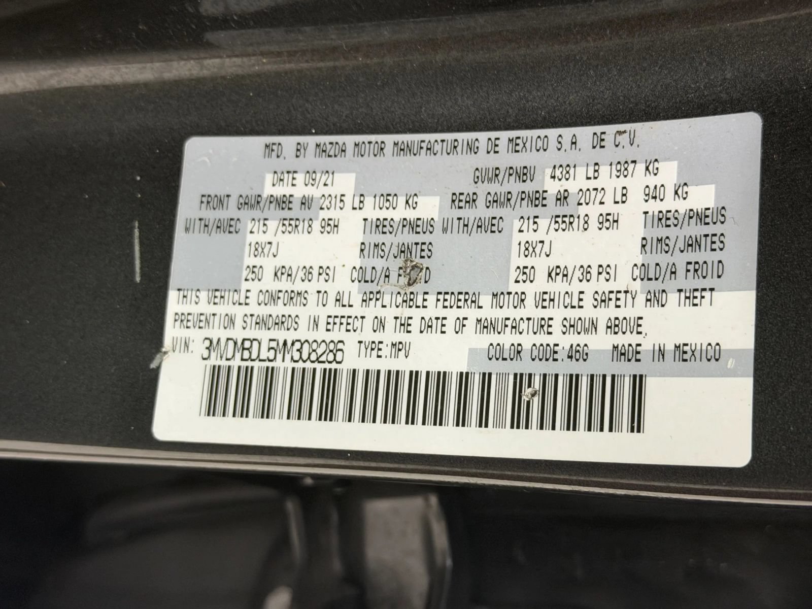 Used 2021 MAZDA CX-30 AWD 2.5 S w/ Premium Package image 37