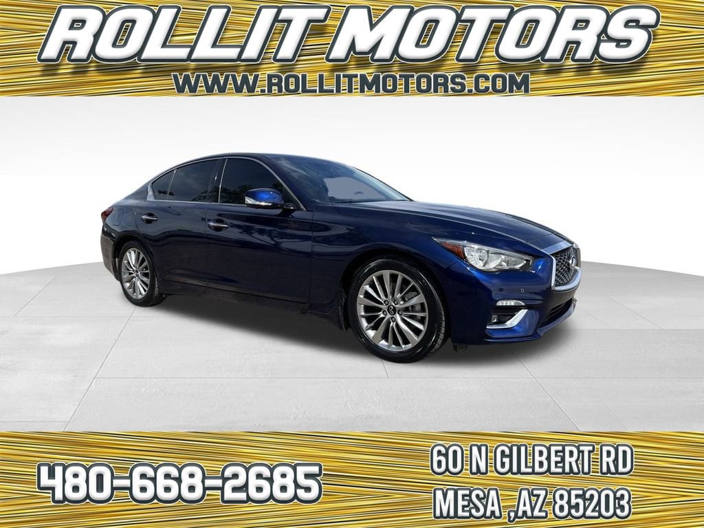 Used 2022 INFINITI Q50 Luxe w/ Cargo Package