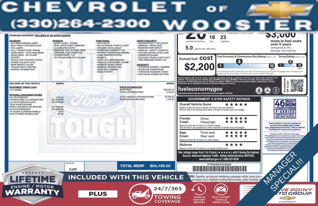 Used 2022 Ford F150 XLT w/ Equipment Group 301A Mid image 36