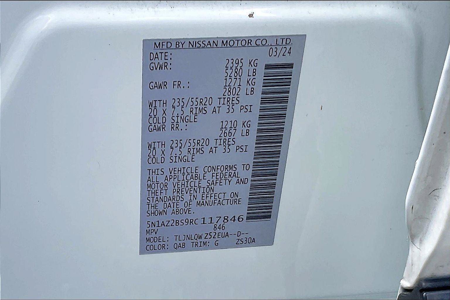 Certified 2024 Nissan Murano SV w/ SV Midnight Edition Package AWD/4WD image 34
