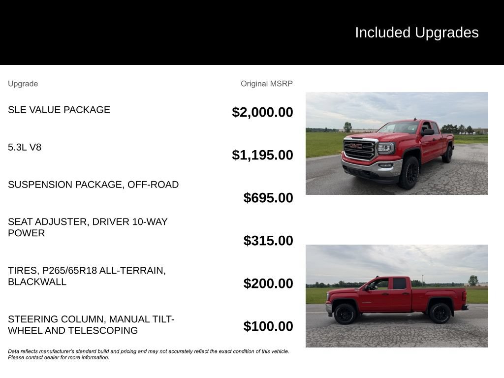Used 2017 GMC Sierra 1500 SLE w/ SLE Value Package AWD/4WD image 6