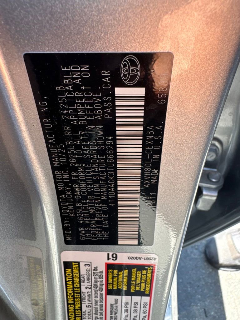 Used 2026 Toyota Camry LE FWD image 2