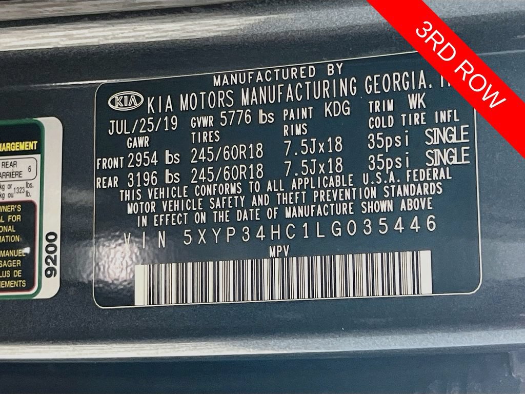 Used 2020 Kia Telluride EX w/ Towing Package FWD image 35