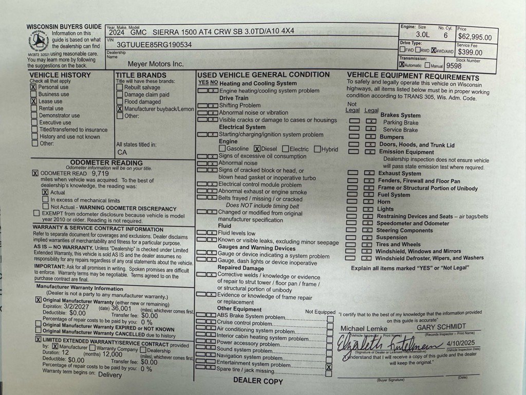 Used 2024 GMC Sierra 1500 AT4 w/ AT4 Premium Package image 33