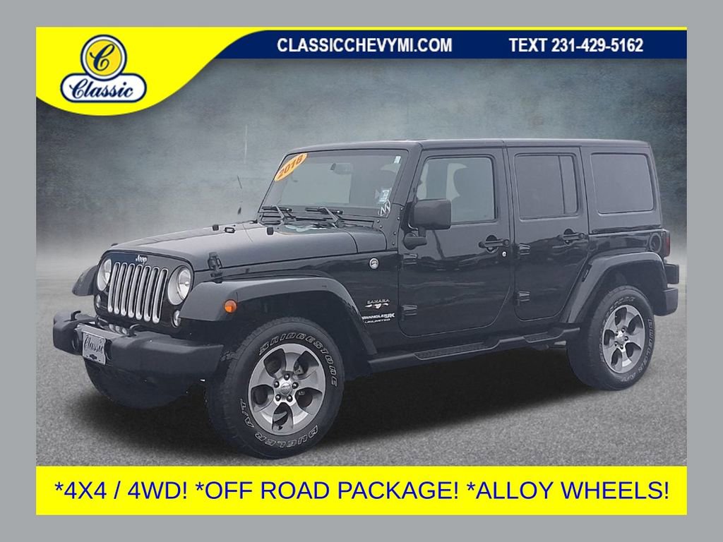 Used 2018 Jeep Wrangler Unlimited Sahara w/ Connectivity Group image 1