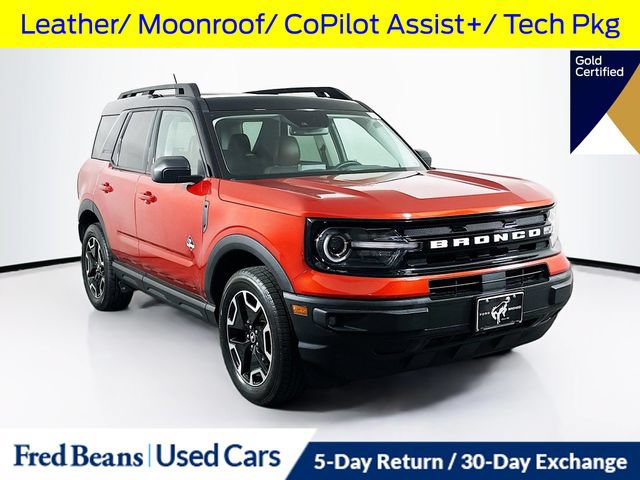 Certified 2023 Ford Bronco Sport Outer Banks w/ Tech Package
