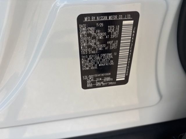 New 2026 Nissan Armada Platinum image 26