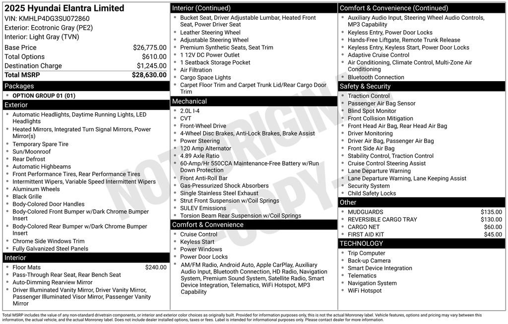 Used 2025 Hyundai Elantra Limited image 3