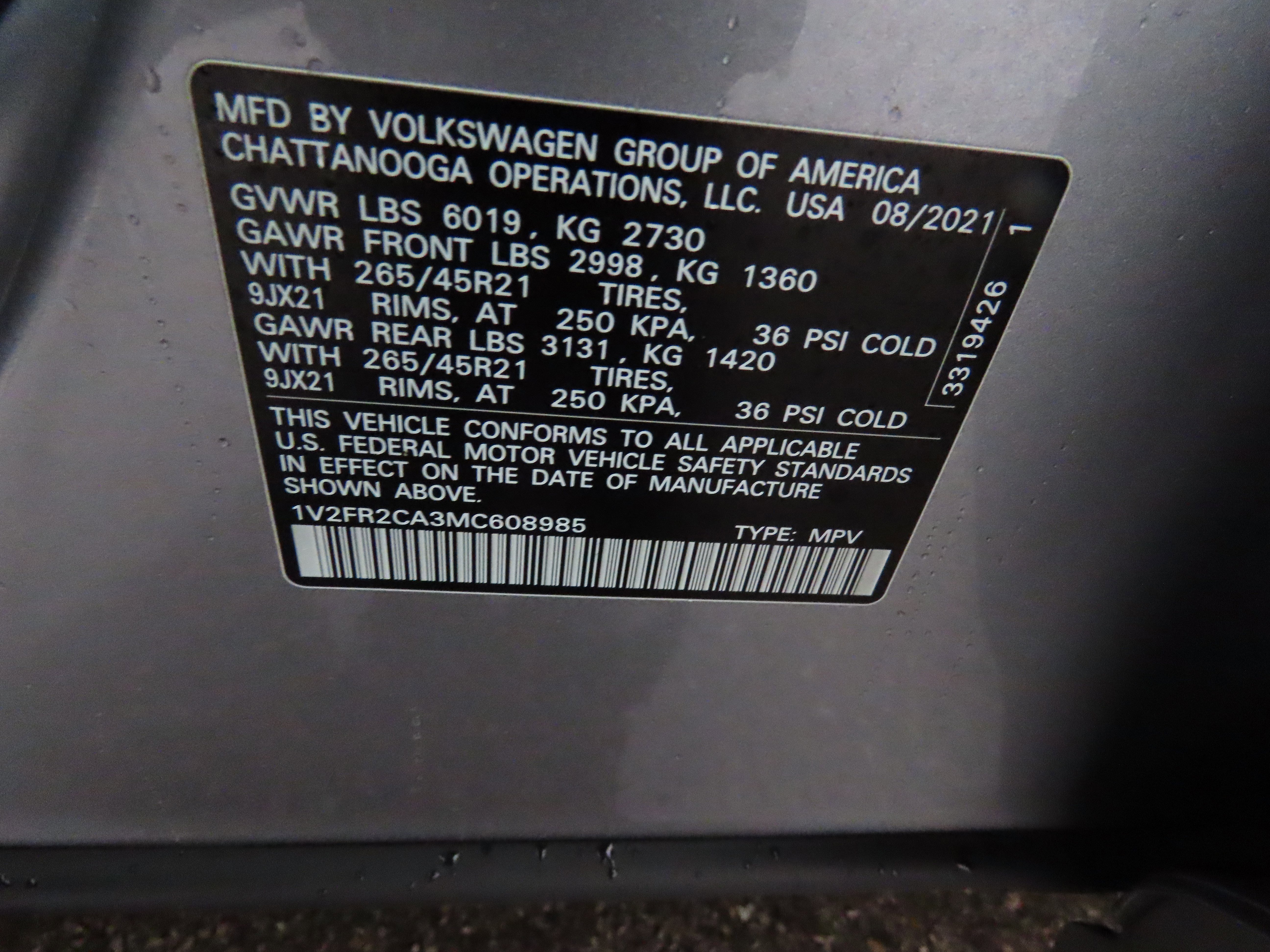 Used 2021 Volkswagen Atlas SEL Premium image 48