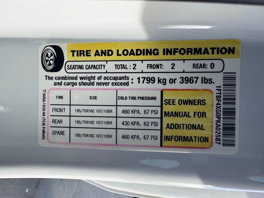 Used 2023 Ford Transit 350 148 High Roof Extended DRW w/ Load Area Protection Package image 42