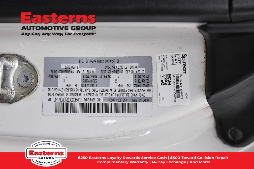 Used 2018 MAZDA MX-5 Miata Grand Touring RWD image 34
