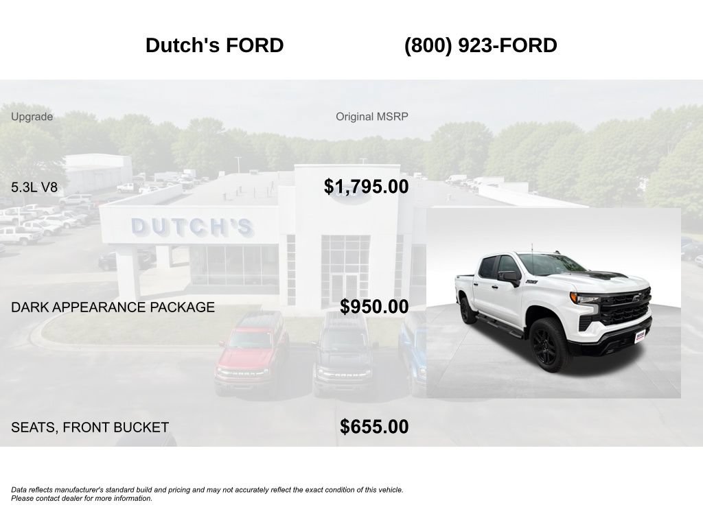 Used 2025 Chevrolet Silverado 1500 LT Trail Boss w/ Dark Appearance Package AWD/4WD image 6