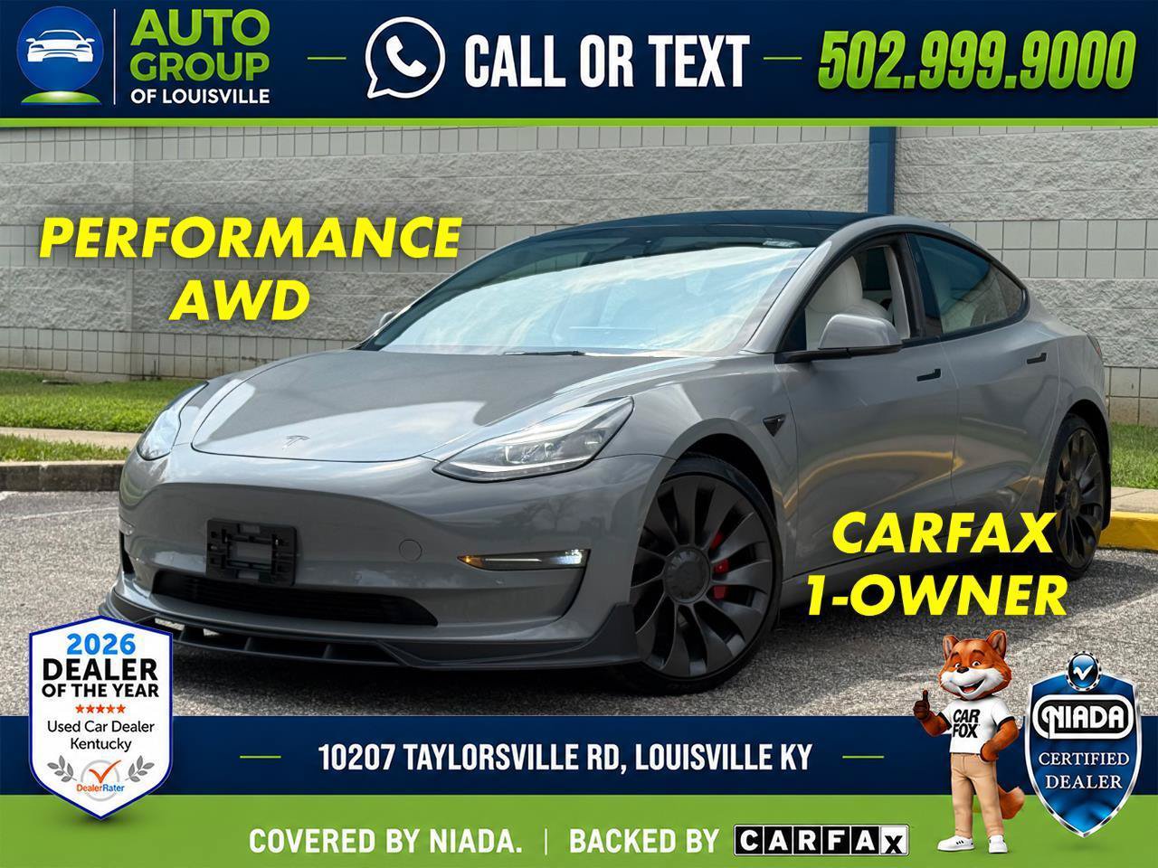 Used 2022 Tesla Model 3 Performance AWD/4WD image 1
