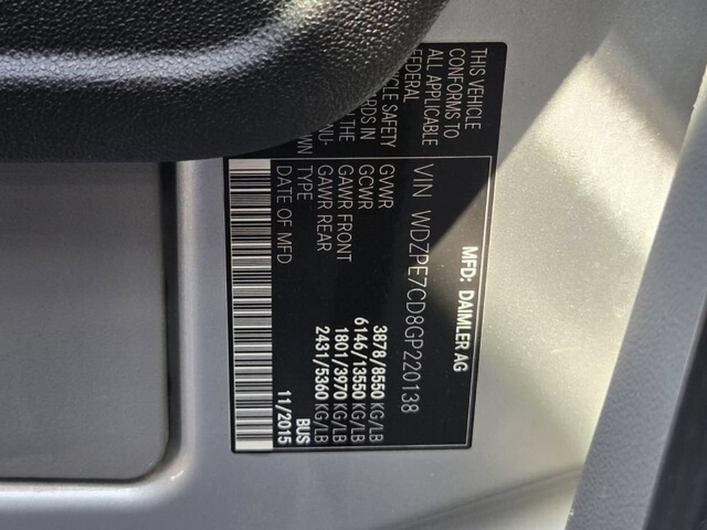 Used 2016 Mercedes-Benz Sprinter 2500 image 13