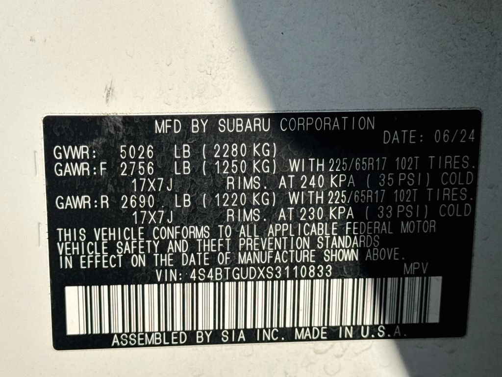 Certified 2025 Subaru Outback Wilderness w/ Wilderness Package AWD/4WD image 45