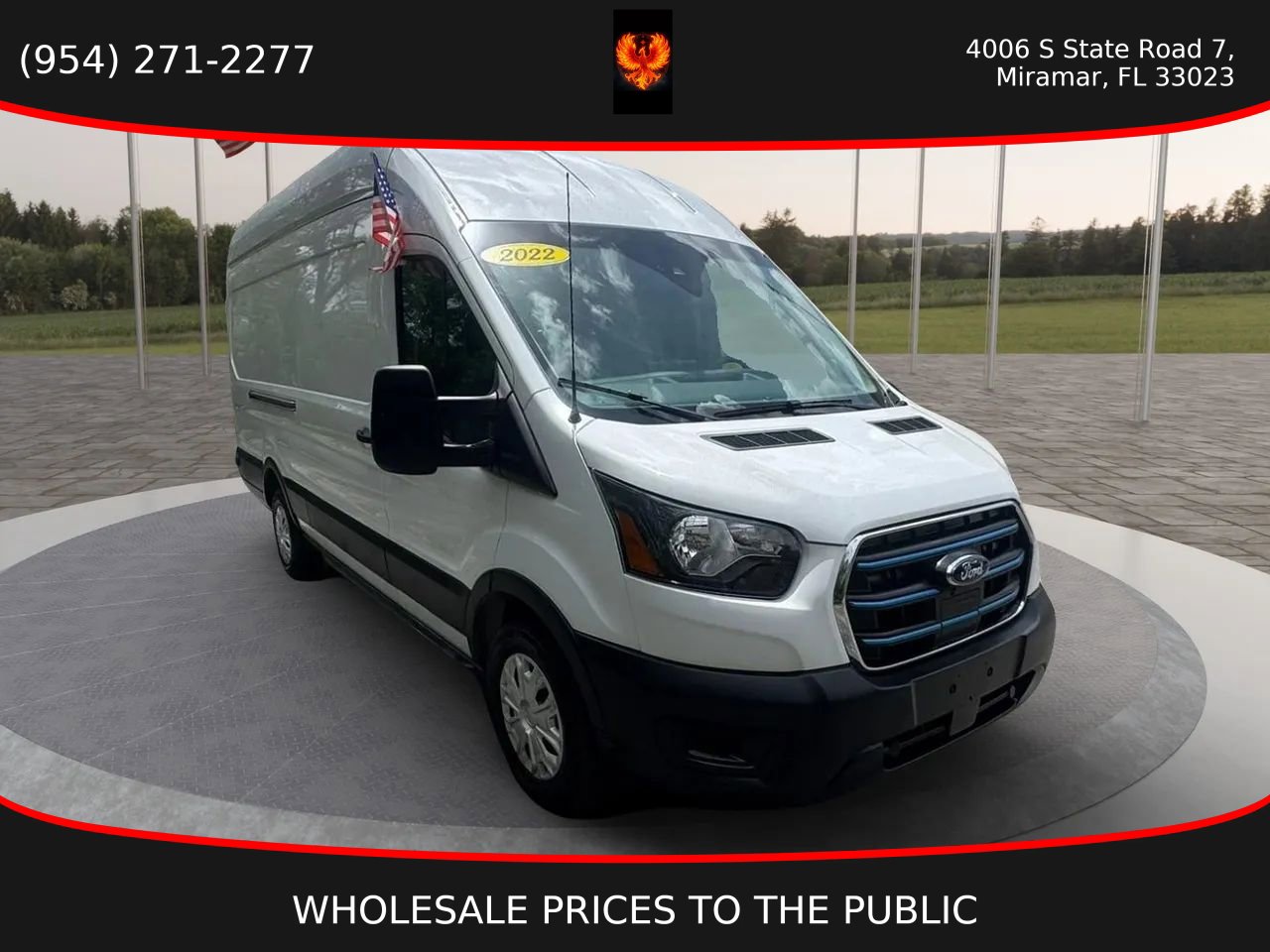 Used 2022 Ford E-Transit 148 High Roof Extended RWD image 3