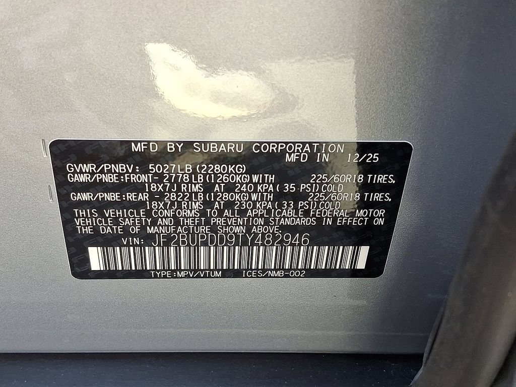 New 2026 Subaru Outback Limited w/ Premium/Limited Package 2 AWD/4WD image 18