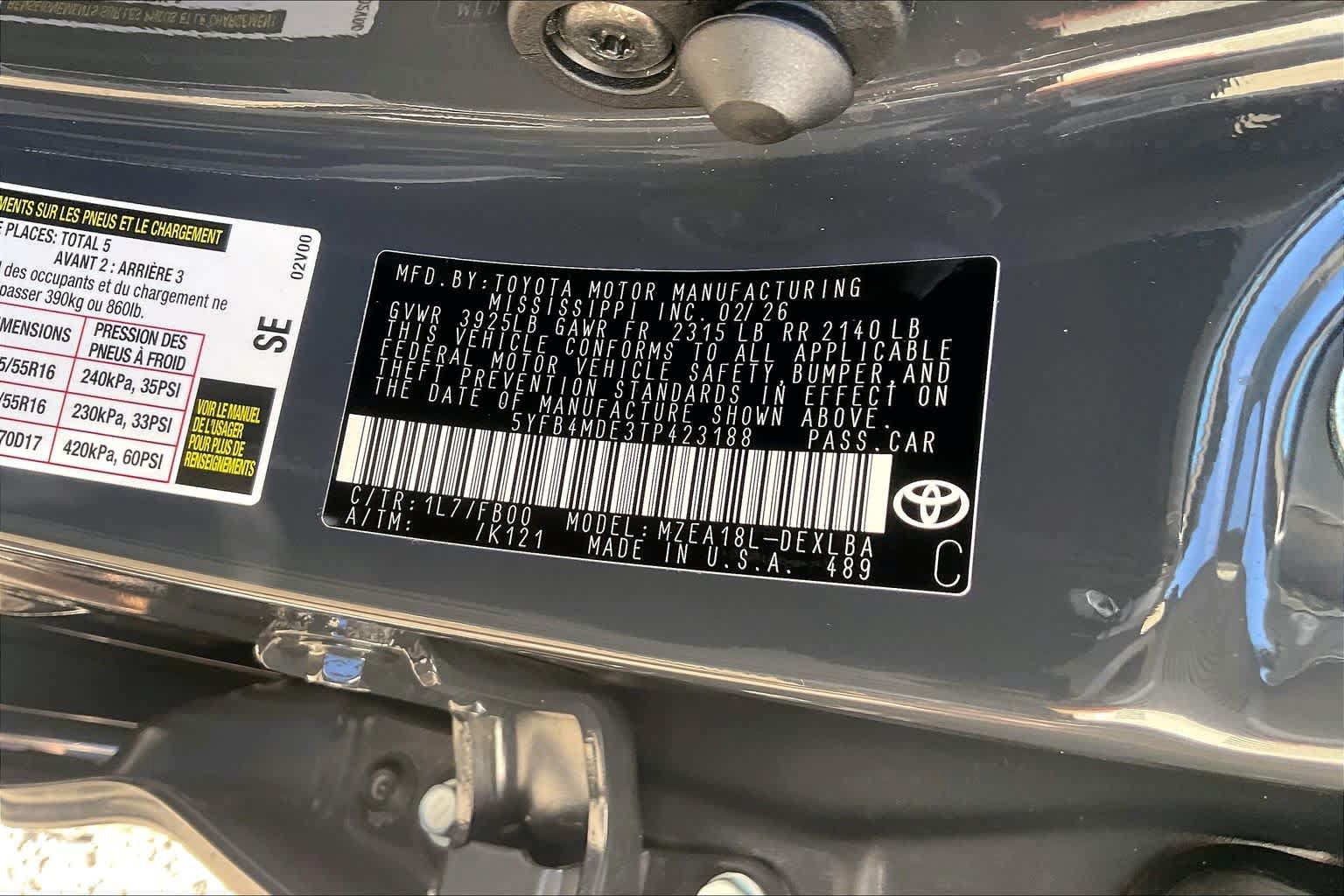 Used 2026 Toyota Corolla LE FWD image 34