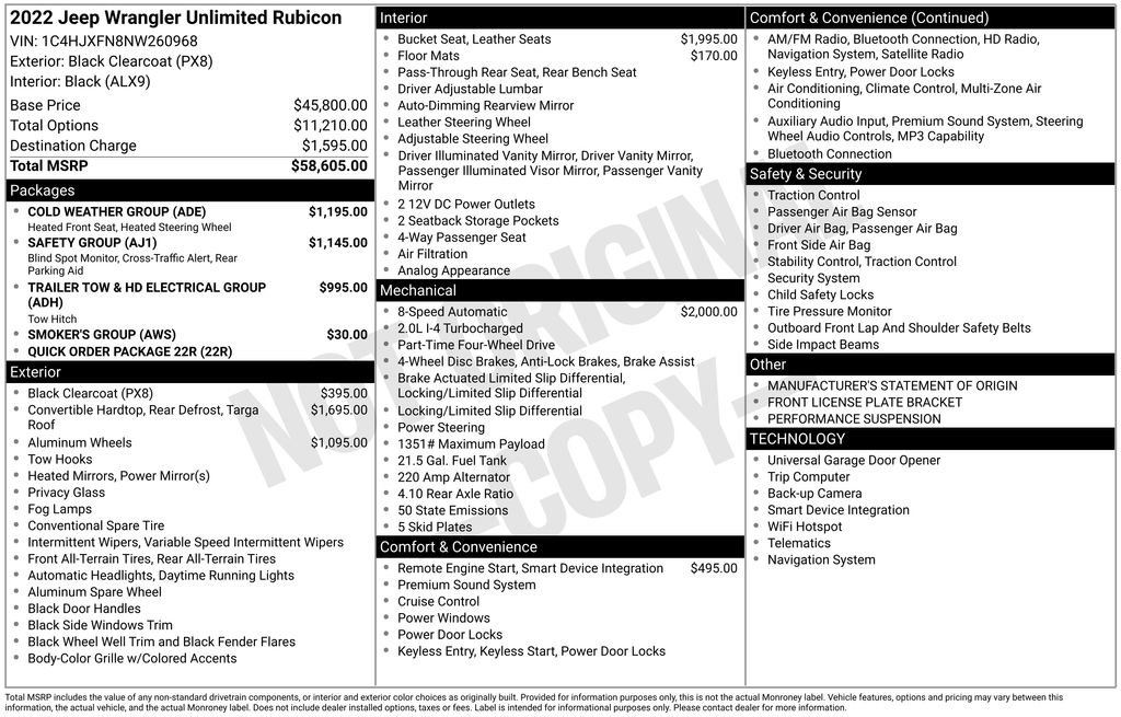 Used 2022 Jeep Wrangler Unlimited Rubicon w/ Cold Weather Group AWD/4WD image 13