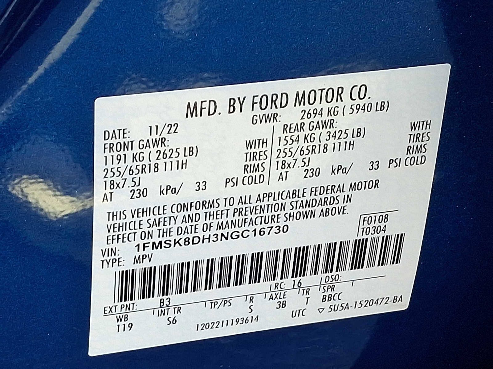 Certified 2022 Ford Explorer XLT w/ Equipment Group 202A AWD/4WD image 26