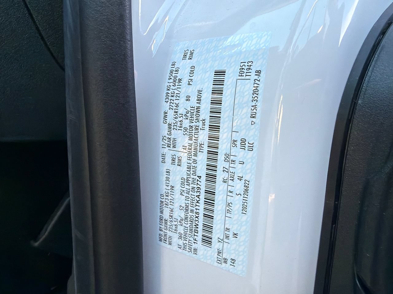 New 2026 Ford Transit 350 148 High Roof Extended w/ Load Area Protection Package RWD image 35