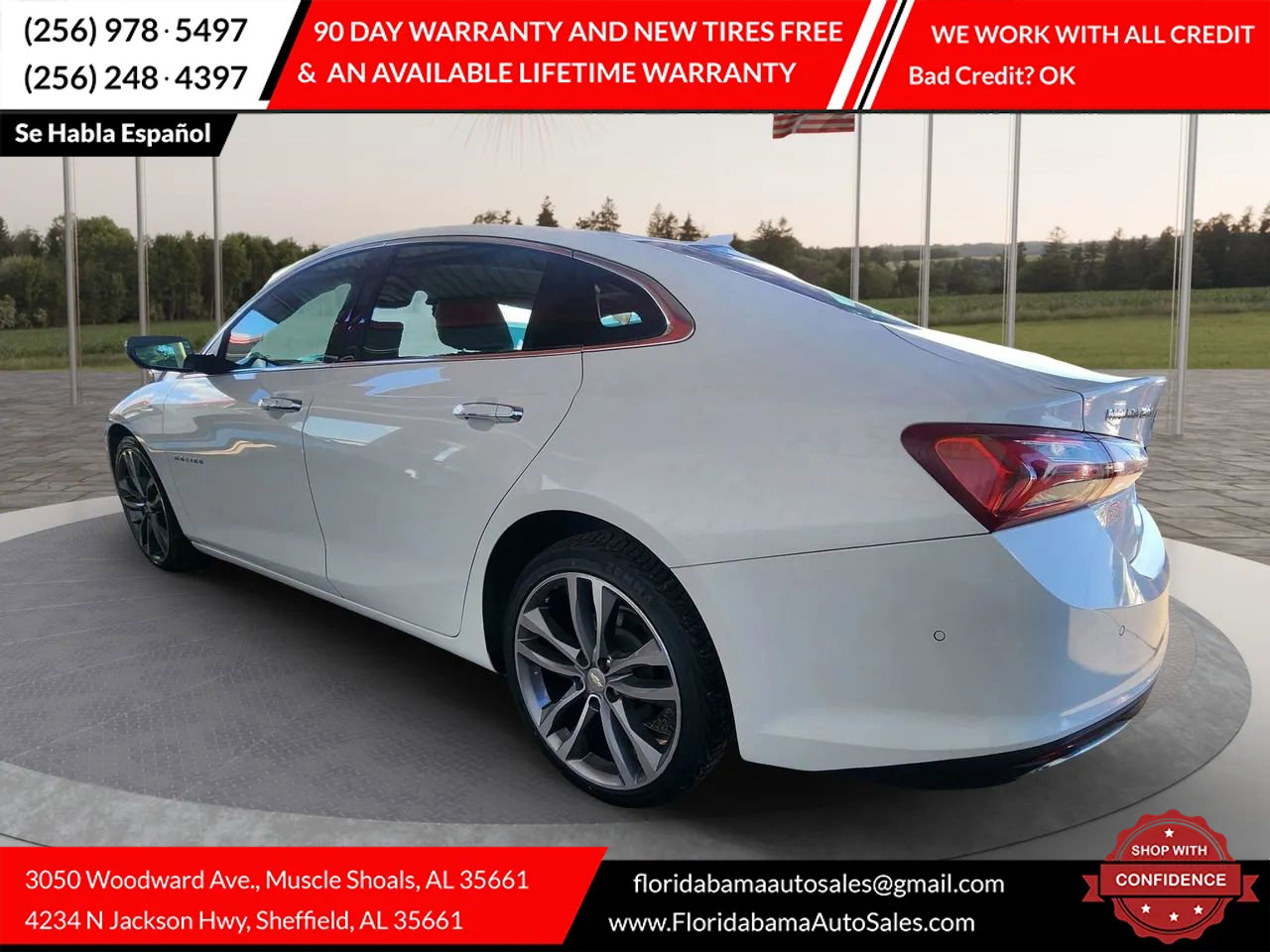 Used 2019 Chevrolet Malibu Premier w/ Sun and Wheel Package image 5