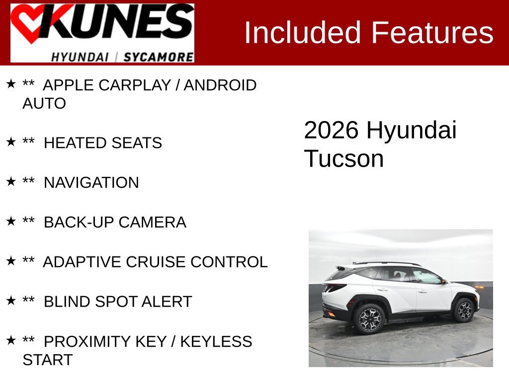 Certified 2026 Hyundai Tucson XRT AWD/4WD image 2