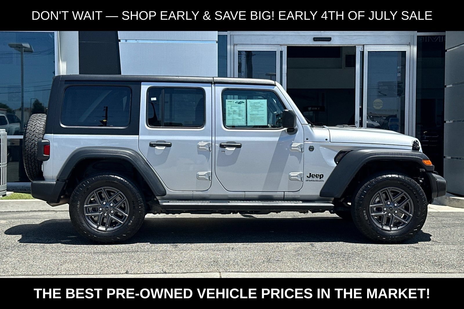 Used 2024 Jeep Wrangler Unlimited Sport AWD/4WD image 3