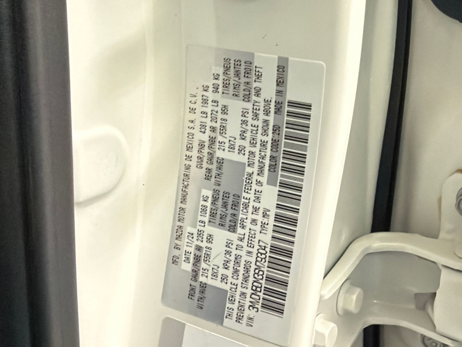 Certified 2025 MAZDA CX-30 AWD 2.5 S w/ Premium Package image 35