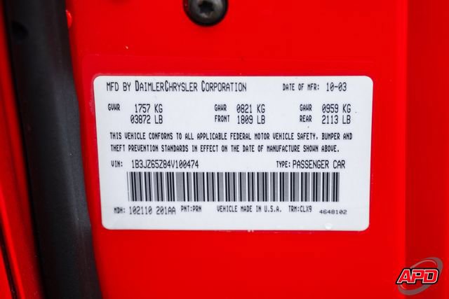 Used 2004 Dodge Viper SRT-10 image 68