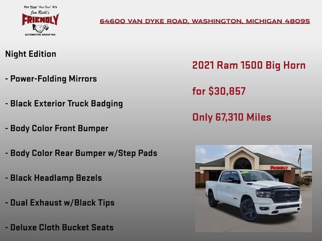 Used 2021 RAM 1500 Big Horn AWD/4WD image 30