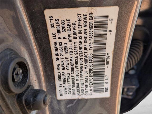 Used 2016 Honda Civic EX-T image 15