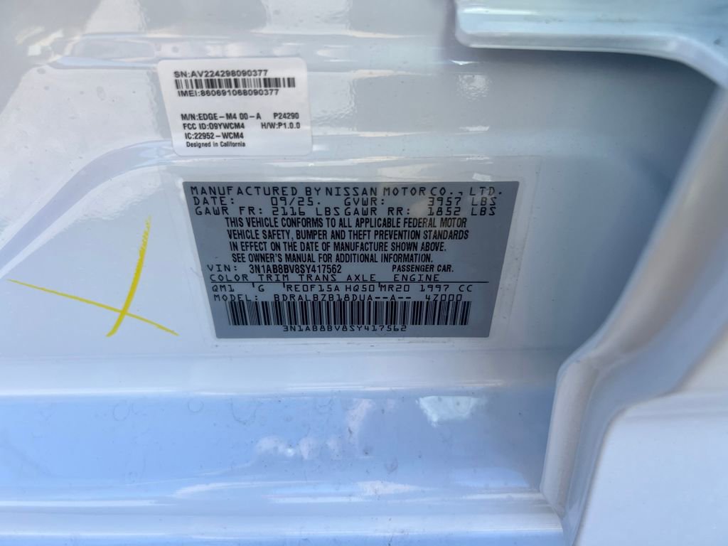 New 2025 Nissan Sentra S image 29