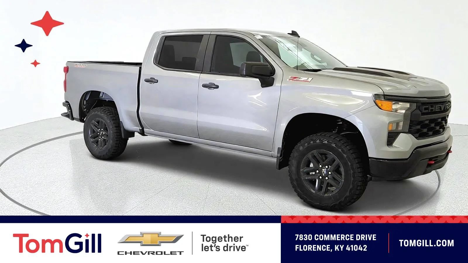 New 2026 Chevrolet Silverado 1500 Custom Trail Boss AWD/4WD image 1