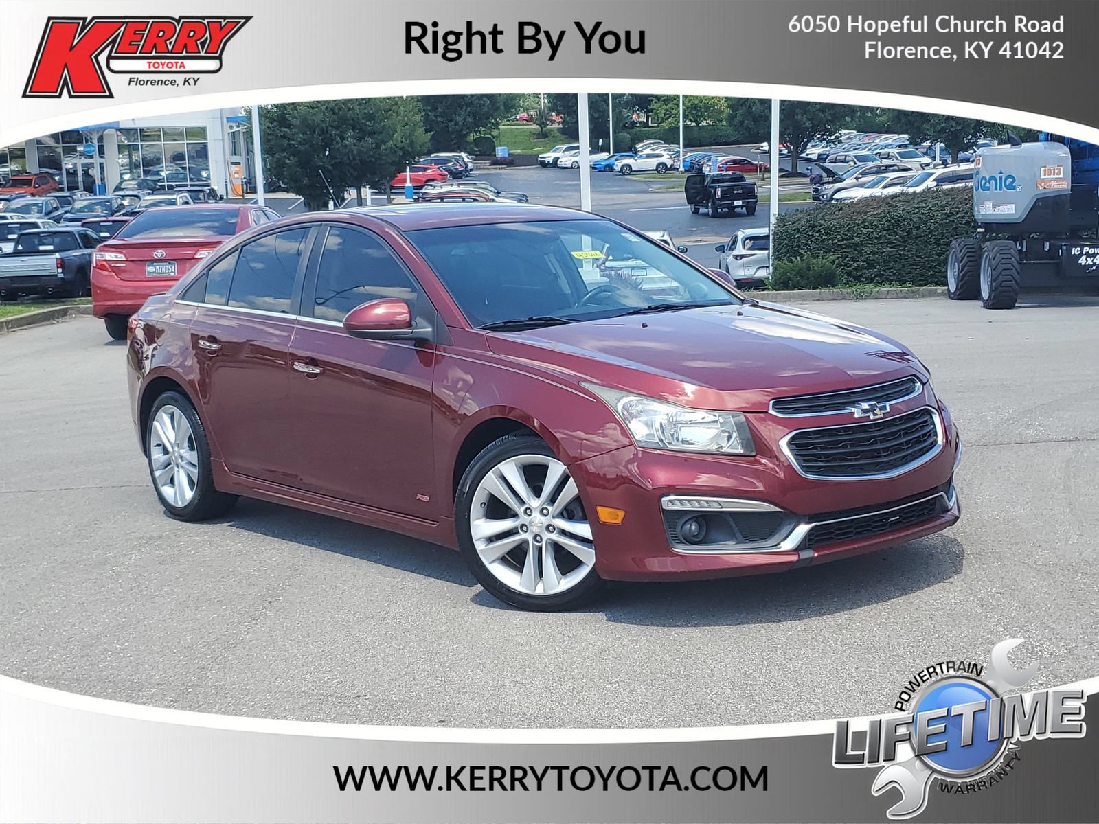 Used 2015 Chevrolet Cruze LTZ w/ Sun, Sound and Sport Package