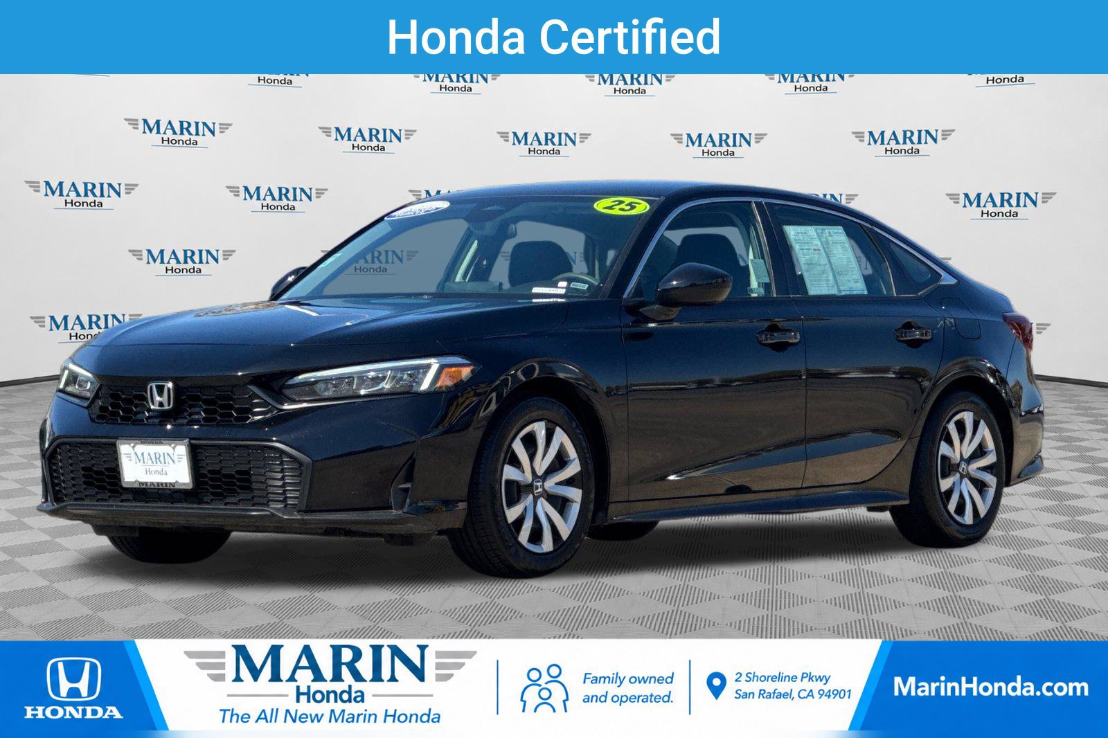 Certified 2025 Honda Civic LX image 9