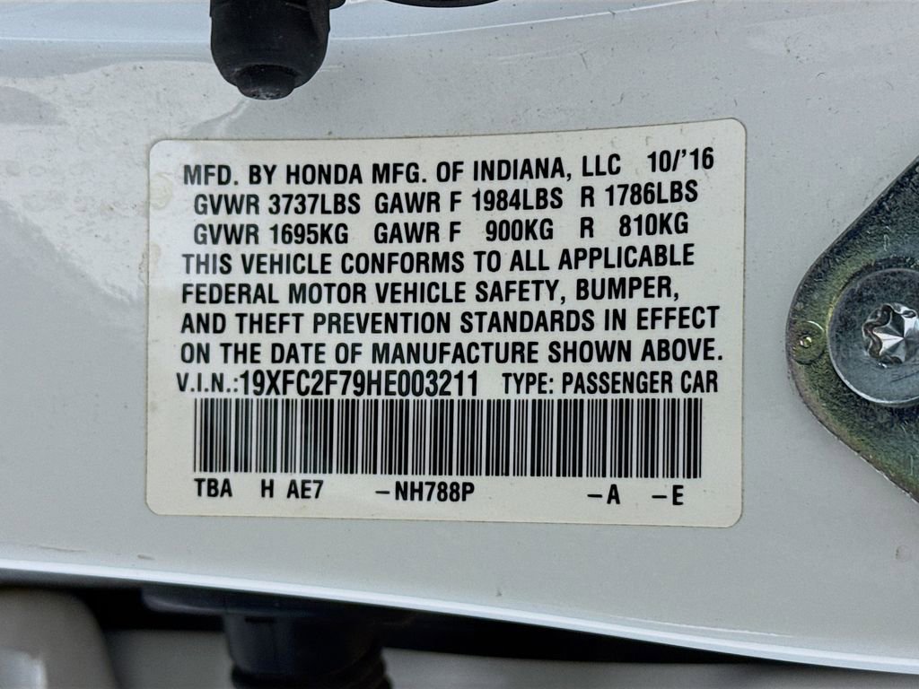 Certified 2017 Honda Civic EX image 35