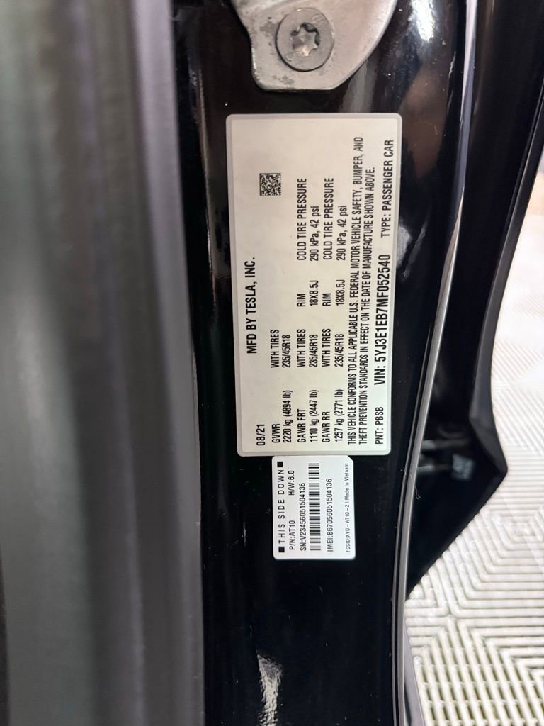 Used 2021 Tesla Model 3 Long Range image 25